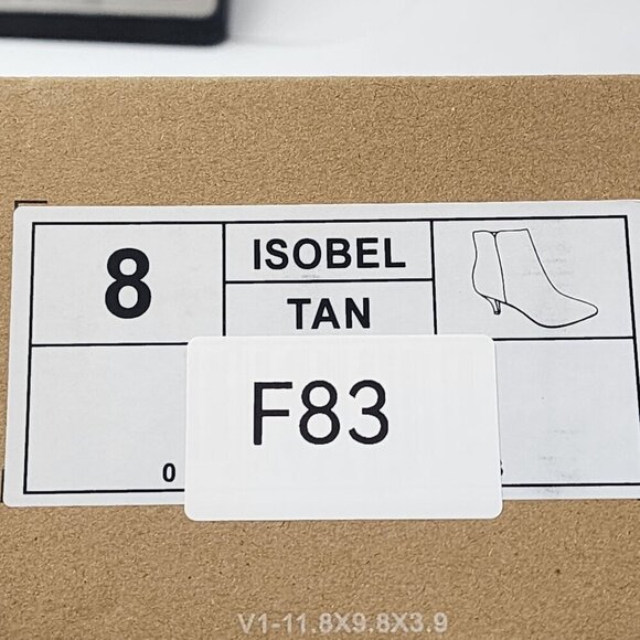 NEW Journee Collection Isobel Women's Size 8 Tan Faux Suede Ankle Boots 3CT - Picture 8 of 8